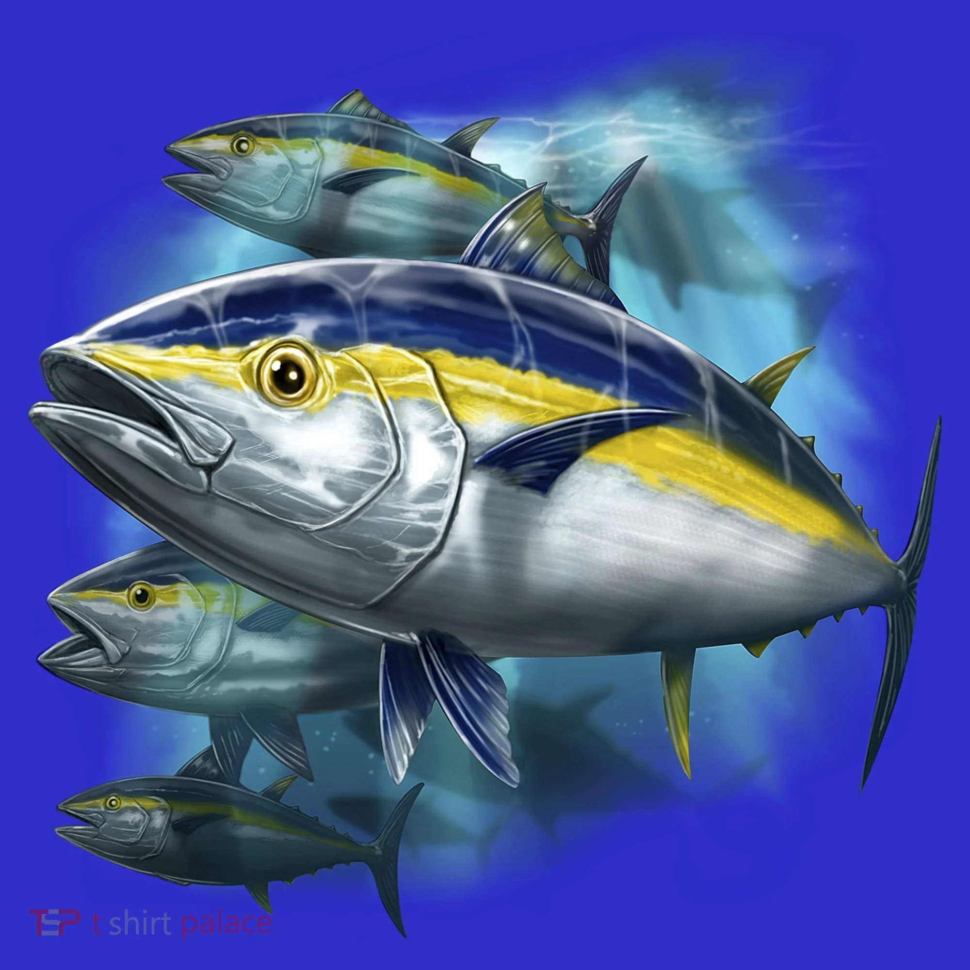 Yellowfin Tuna Swim Baby Bodysuit