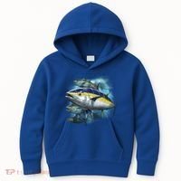 Yellowfin Tuna Swim Kids Hoodie thumb 0