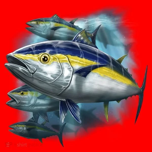 Yellowfin Tuna Swim Santa Hat