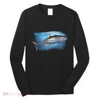 Yellowfin Tuna Swimming Long Sleeve Shirt thumb 0