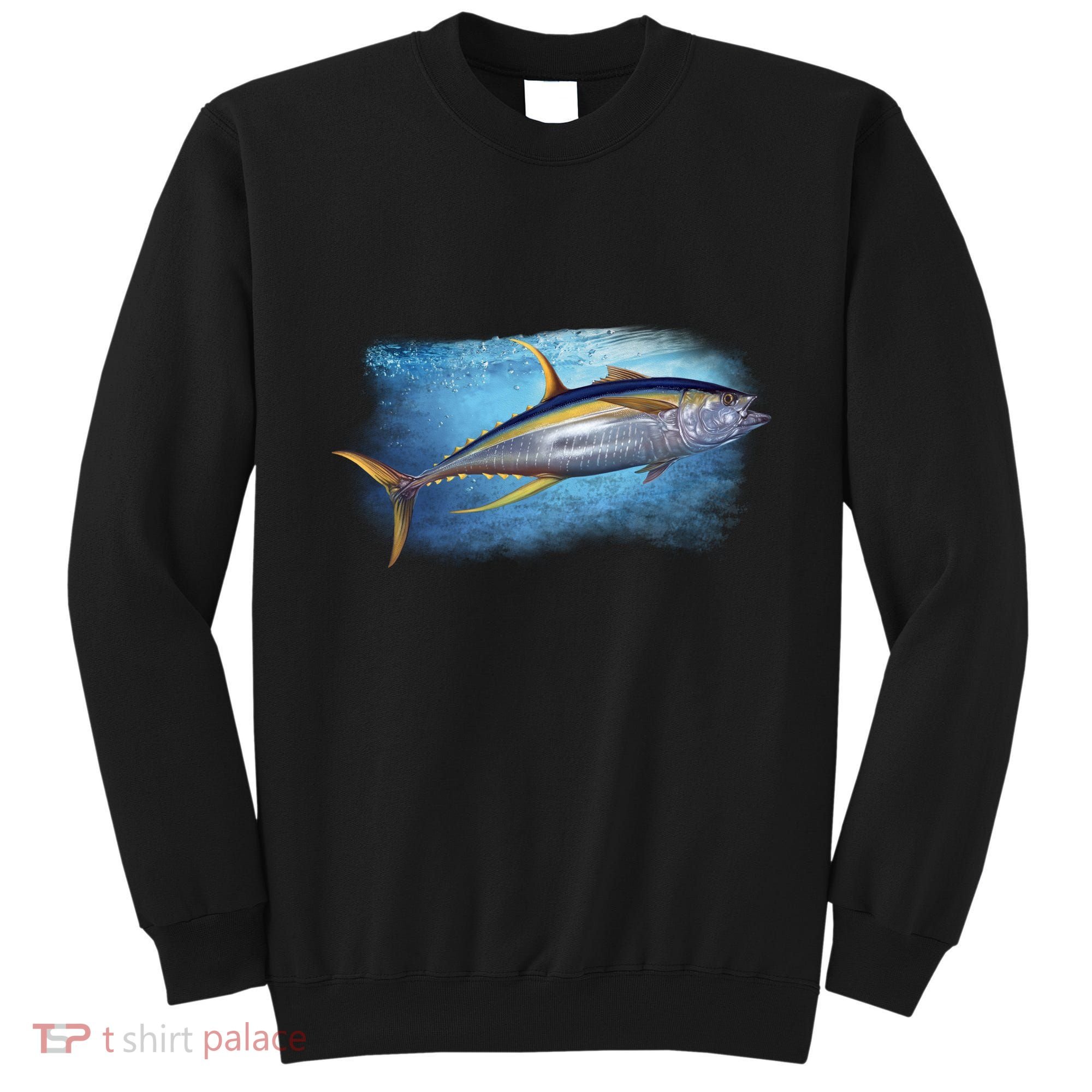 Yellowfin Tuna Swimming Sweatshirt