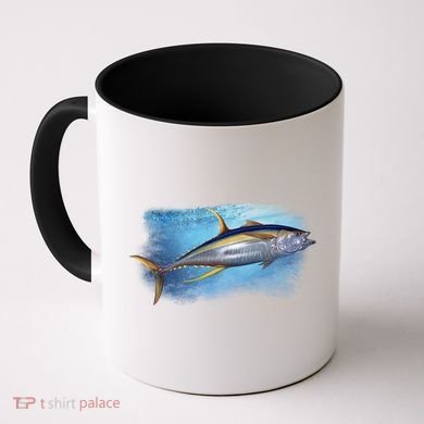 Yellowfin Tuna Swimming Coffee Mug