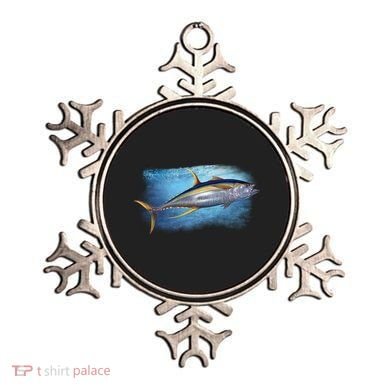 Yellowfin Tuna Swimming Ornament