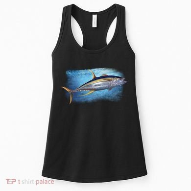 Yellowfin Tuna Swimming Women's Tank Top