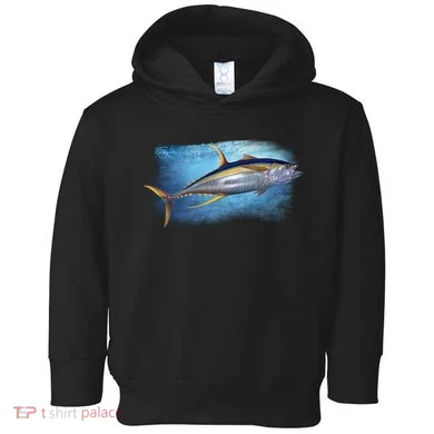 Yellowfin Tuna Swimming Toddler Hoodie
