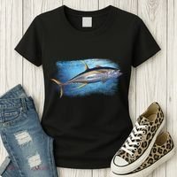 Yellowfin Tuna Swimming Women's T-Shirt thumb 3