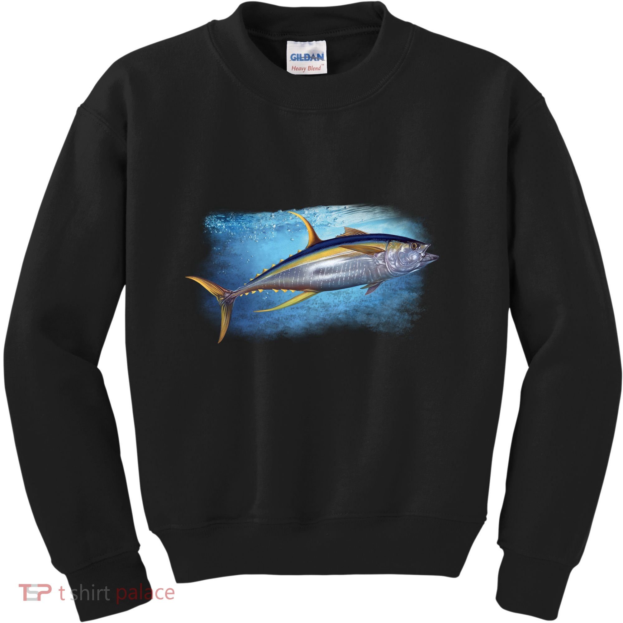 Yellowfin Tuna Swimming Kids Sweatshirt