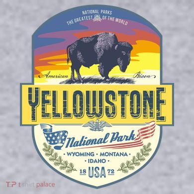 Yellowstone National Park Women's Racerback Cropped Tank