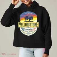 Yellowstone National Park Ladies Heavyweight Boxy Pullover Hoodie thumb 0