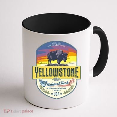 Yellowstone National Park Coffee Mug back