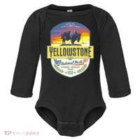 Yellowstone National Park Baby Long Sleeve Bodysuit thumb 0