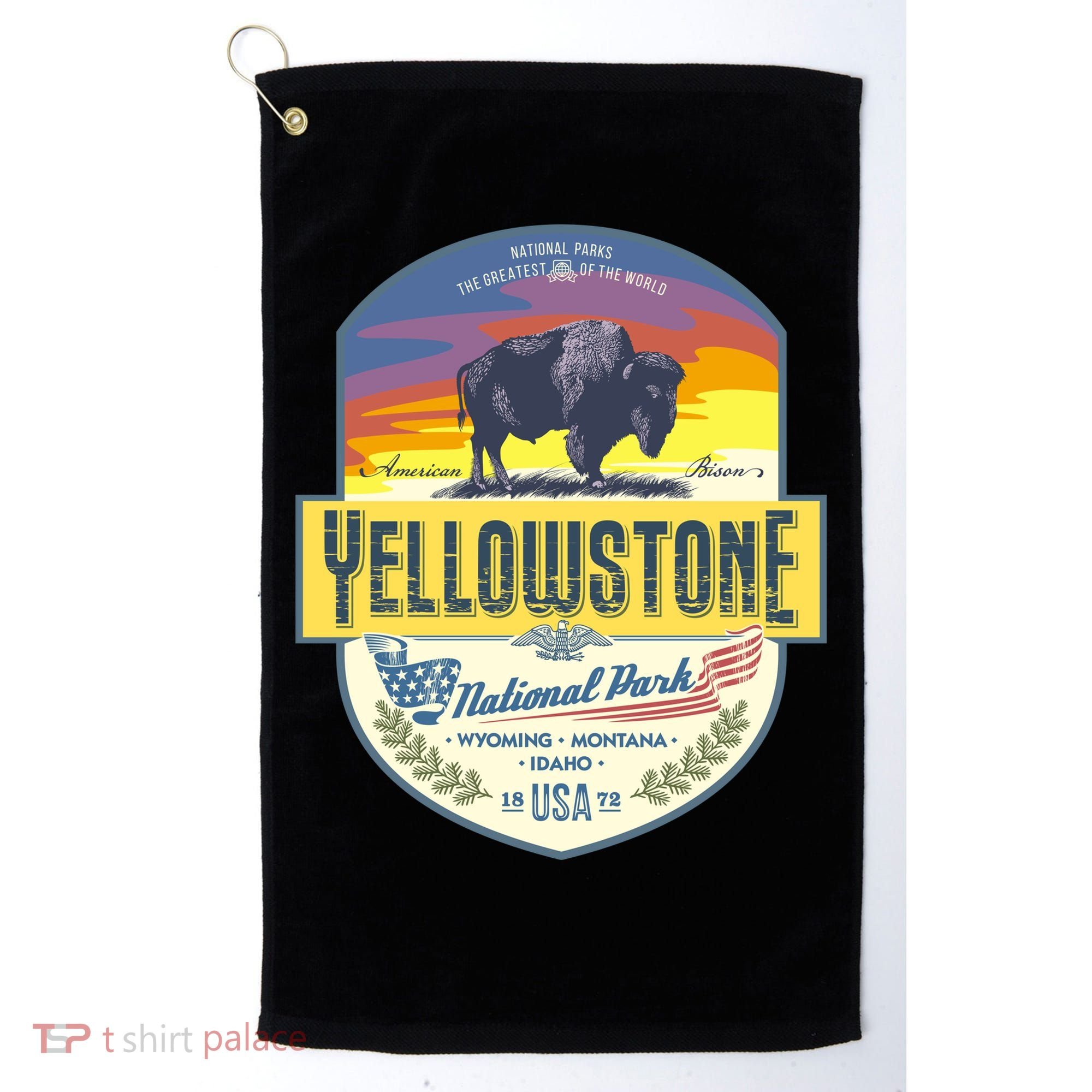 Yellowstone National Park Golf Towel