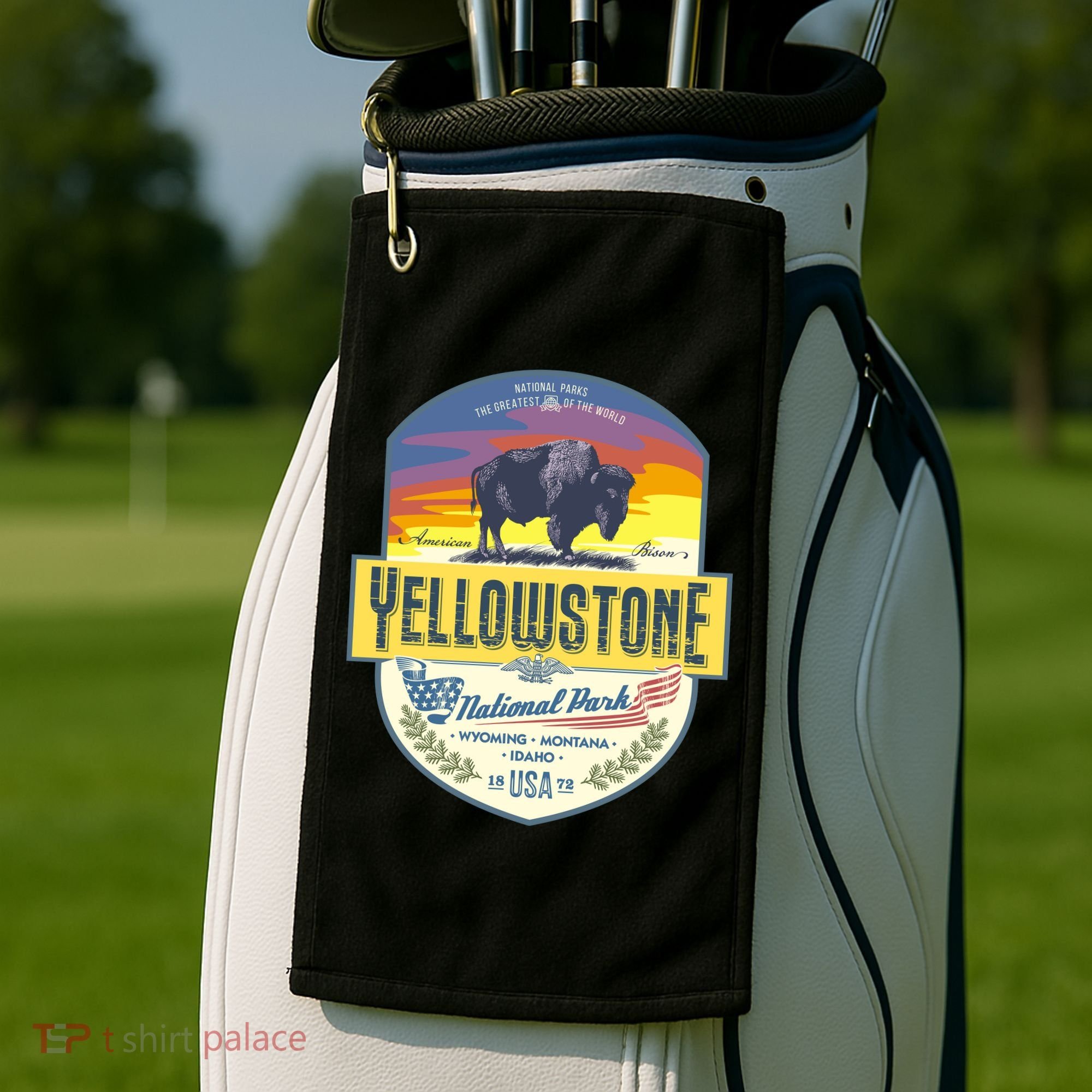 Yellowstone National Park Golf Towel