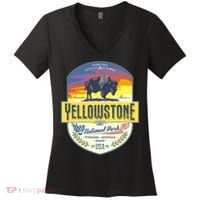 Yellowstone National Park Women's V-Neck T-Shirt thumb 0