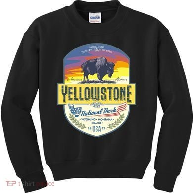 Yellowstone National Park Kids Sweatshirt