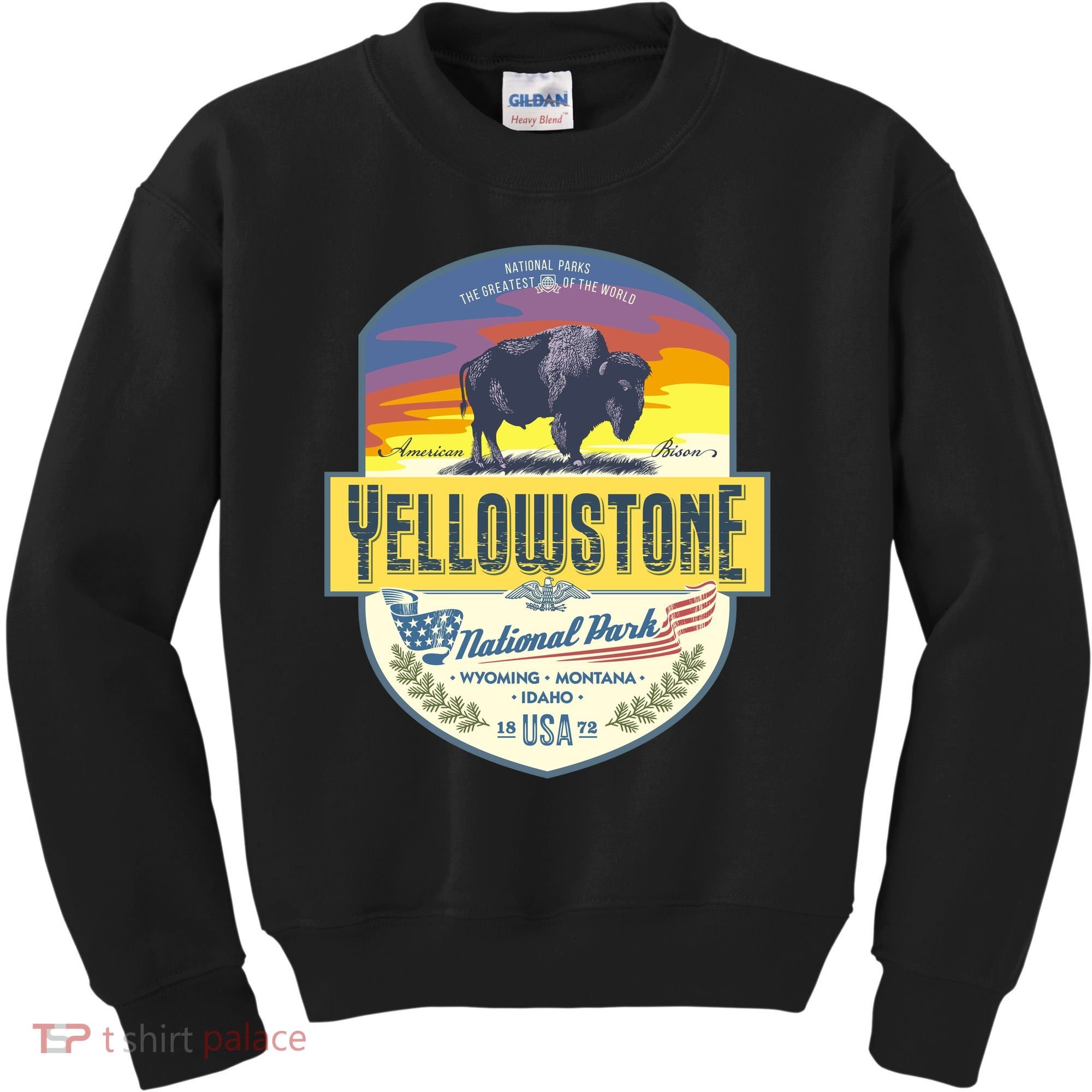Yellowstone National Park Kids Sweatshirt