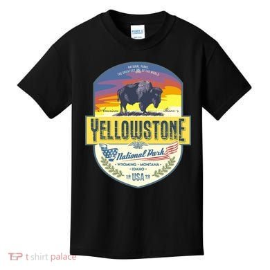 Yellowstone National Park Kids T-Shirt