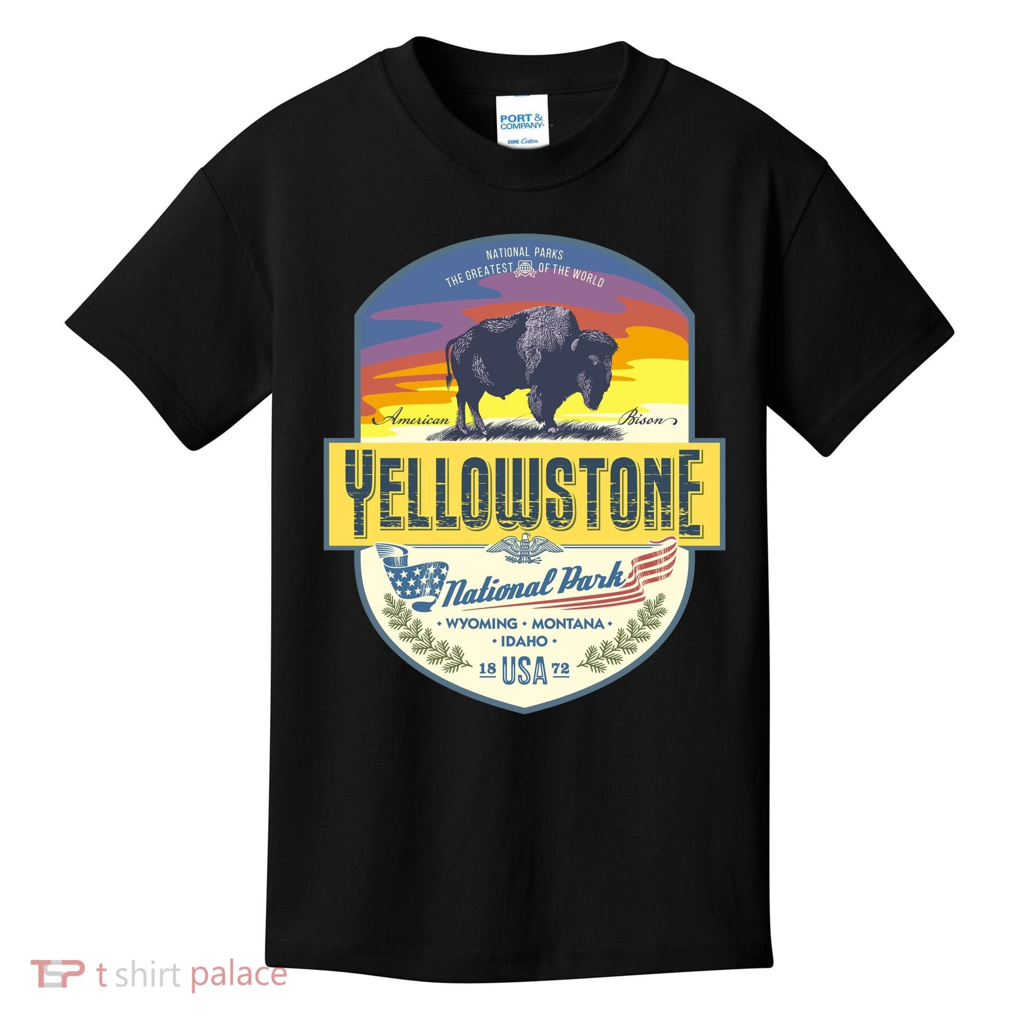 Yellowstone National Park Kids T-Shirt