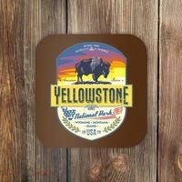 Yellowstone National Park Coaster thumb 0