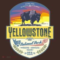 Yellowstone National Park Mousepad thumb 1