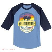 Yellowstone National Park Raglan Baseball Sleeve Shirt thumb 0