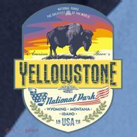 Yellowstone National Park Raglan Baseball Sleeve Shirt thumb 2