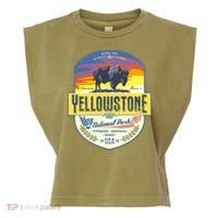 Yellowstone National Park Garment-Dyed Women's Muscle Tee thumb 0