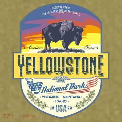 Yellowstone National Park Garment-Dyed Women's Muscle Tee