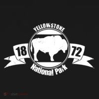 Yellowstone National Park 1872 USA-Made Doggie Bandana thumb 2