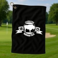 Yellowstone National Park 1872 Golf Towel thumb 1