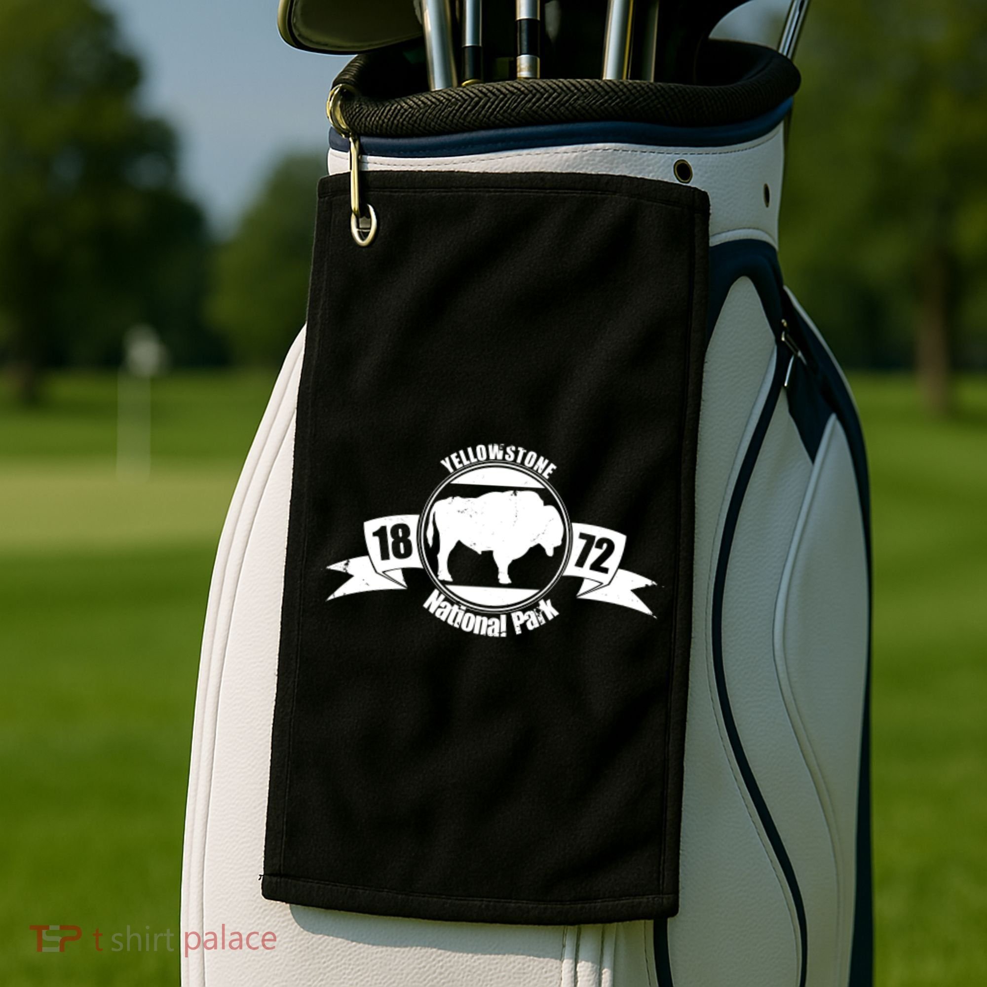 Yellowstone National Park 1872 Golf Towel