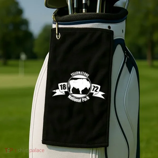 Yellowstone National Park 1872 Golf Towel