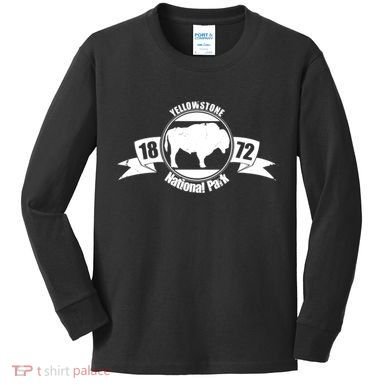 Yellowstone National Park 1872 Kids Long Sleeve Shirt