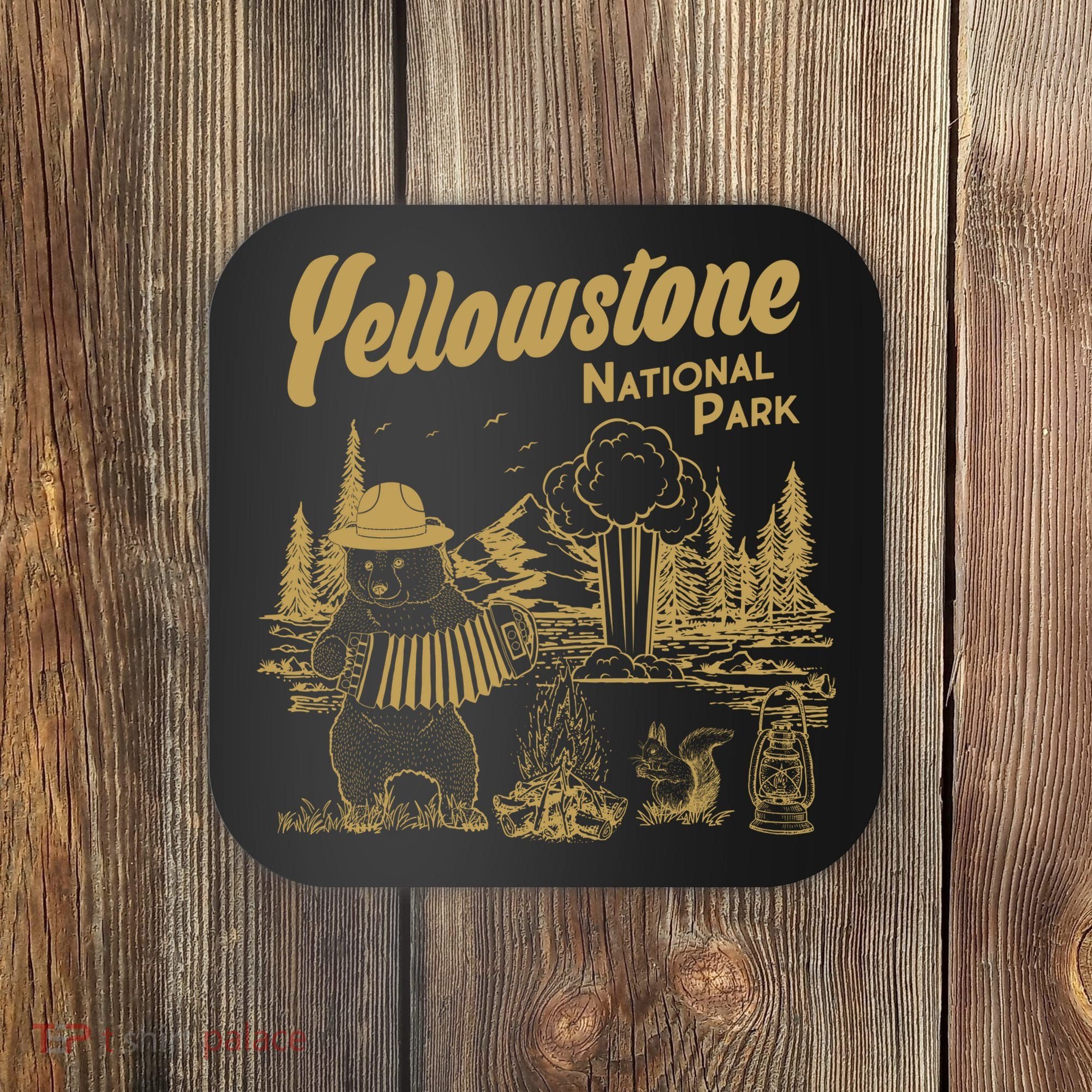 Yellowstone National Park Accordion Park Ranger Bear Coaster