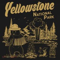 Yellowstone National Park Accordion Park Ranger Bear Women's Hoodie thumb 2