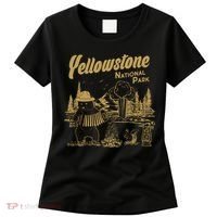 Yellowstone National Park Accordion Park Ranger Bear Women's T-Shirt thumb 0