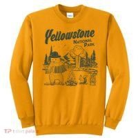 Yellowstone National Park Accordion Park Ranger Bear Sweatshirt thumb 0