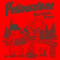 Yellowstone National Park Accordion Park Ranger Bear Santa Hat thumb 1