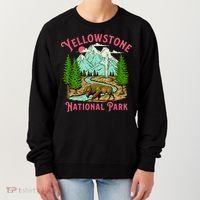 Yellowstone National Park Illustration Women's Sweatshirt thumb 0