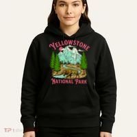 Yellowstone National Park Illustration Hoodie thumb 5