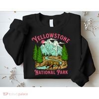 Yellowstone National Park Illustration Sweatshirt thumb 2