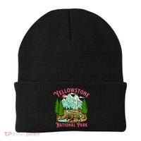 Yellowstone National Park Illustration Beanie thumb 0