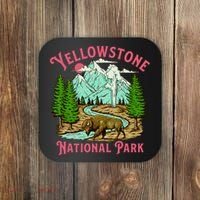 Yellowstone National Park Illustration Coaster thumb 0