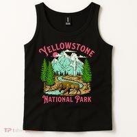 Yellowstone National Park Illustration Tank Top thumb 2