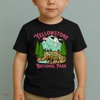 Yellowstone National Park Illustration Toddler T-Shirt thumb 2