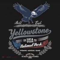 Yellowstone National Park USA 1872 Greatest Park of the World T-Shirt thumb 7