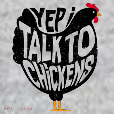Yep I Talk To Chickens The Baniff Cuffed Pom Beanie