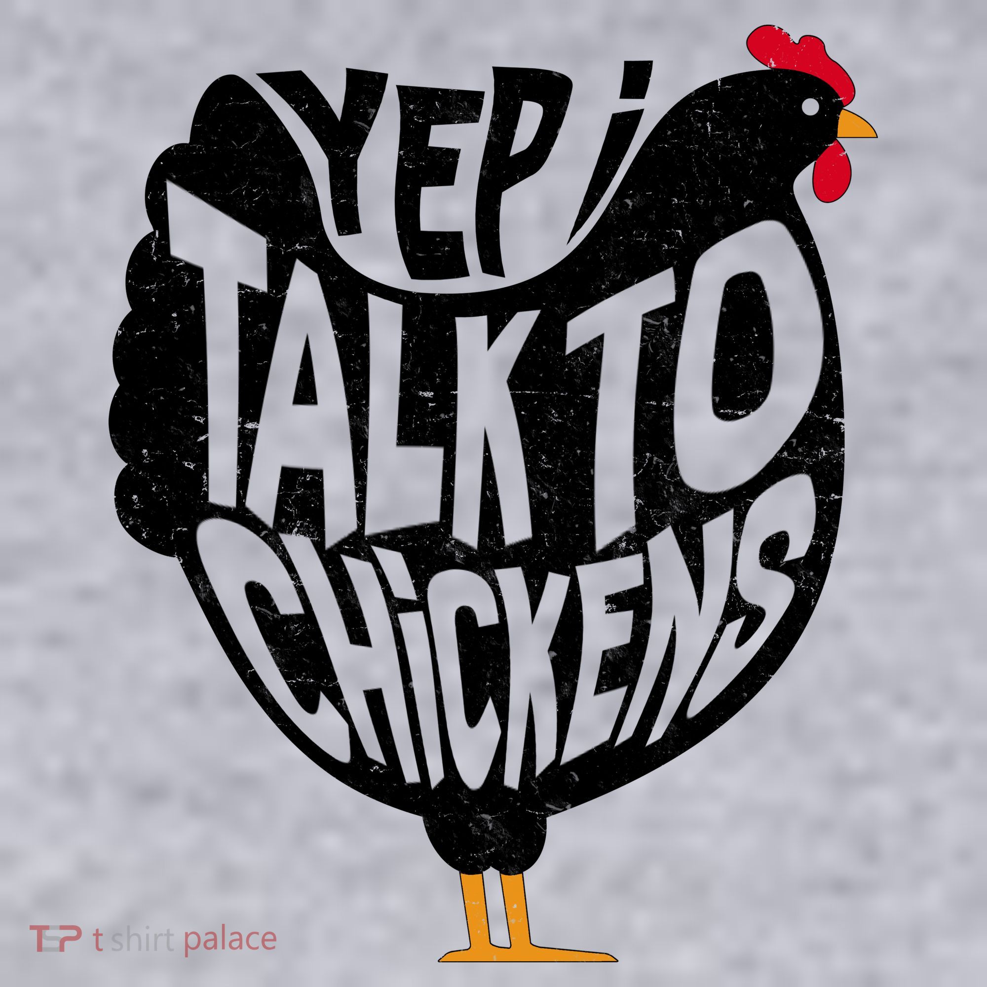 Yep I Talk To Chickens Women's Racerback Cropped Tank