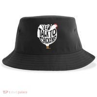 Yep I Talk To Chickens Sustainable Bucket Hat thumb 0
