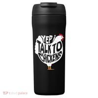 Yep I Talk To Chickens 24oz Duet Stainless Steel Tumbler thumb 0